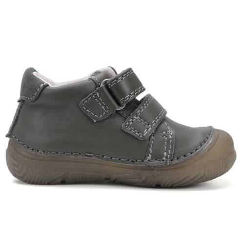 Pantofi copii baieti din piele DD Step, Kaki – S082-52781B