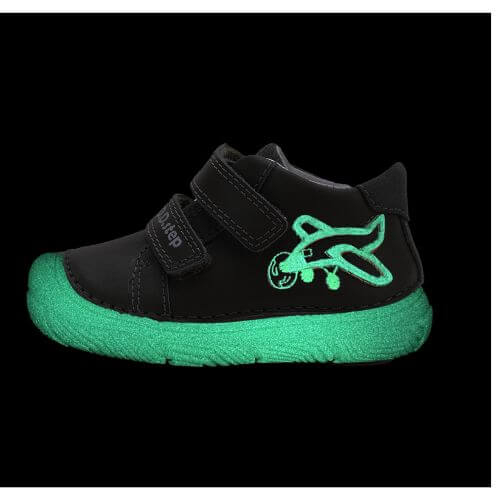 Pantofi copii baieti din piele DD Step, Kaki – S082-52781B