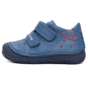 Pantofi copii baieti din piele DD Step, Albastru – S082-61612A