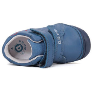 Pantofi copii baieti din piele DD Step, Albastru – S082-61612A