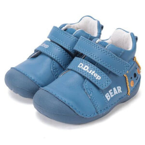 Pantofi copii baieti din piele DD Step, Albastru – S015-61472A