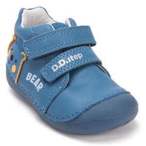 Pantofi copii baieti din piele DD Step, Albastru – S015-61472A