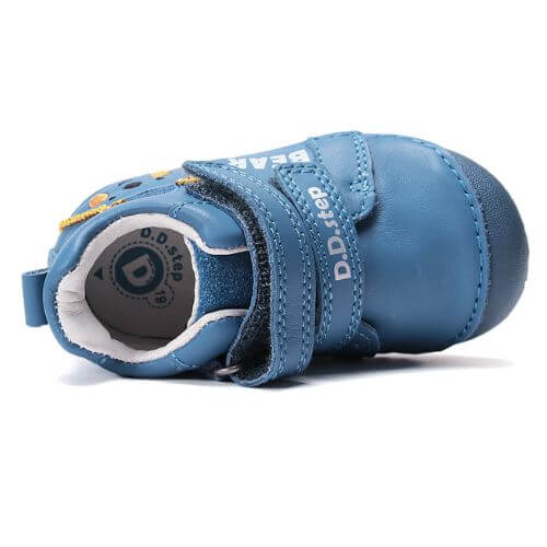 Pantofi copii baieti din piele DD Step, Albastru – S015-61472A