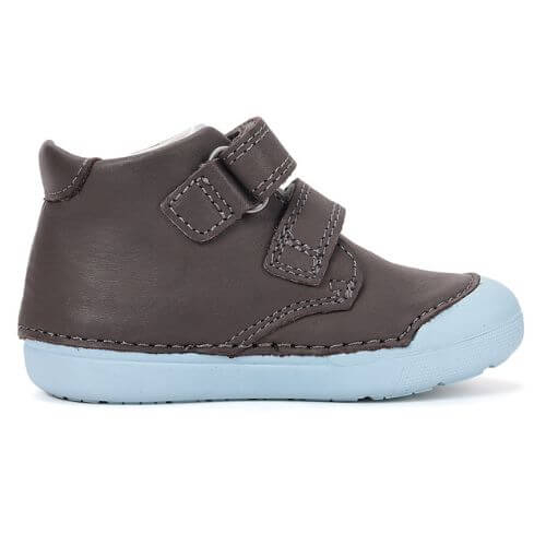 Pantofi copii baieti din piele DD Step, Gri – S066-61414B