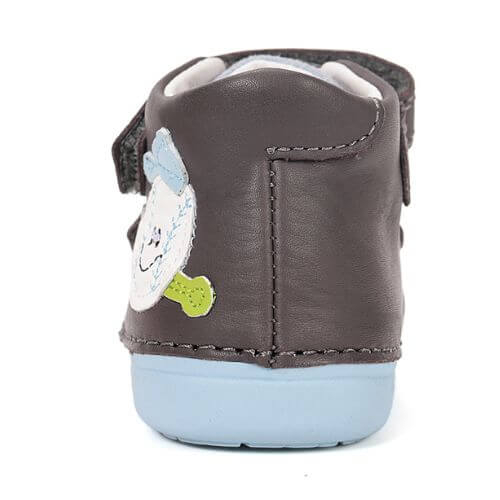 Pantofi copii baieti din piele DD Step, Gri – S066-61414B
