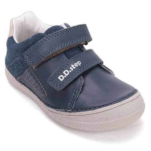 Pantofi copii baieti din piele DD Step, Albastru – S078-61177B