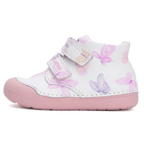 Pantofi copii fete din piele DD Step, Alb – S066-51151 Pantofi copii fete din piele DD Step, Alb – S066-51151