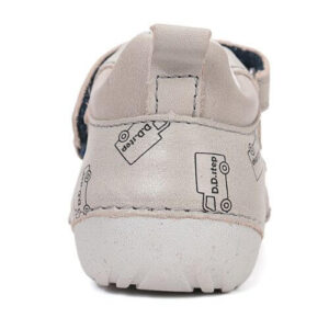 Pantofi copii baieti din piele DD Step, Gri – S015-61100