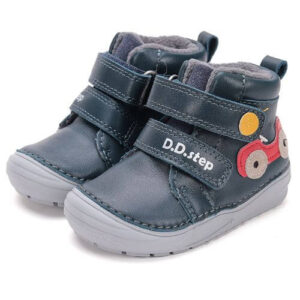 Pantofi copii baieti din piele DD Step, Verde – S071-52771