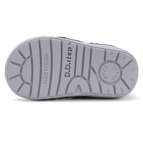 Pantofi copii baieti din piele DD Step, Verde – S071-52771