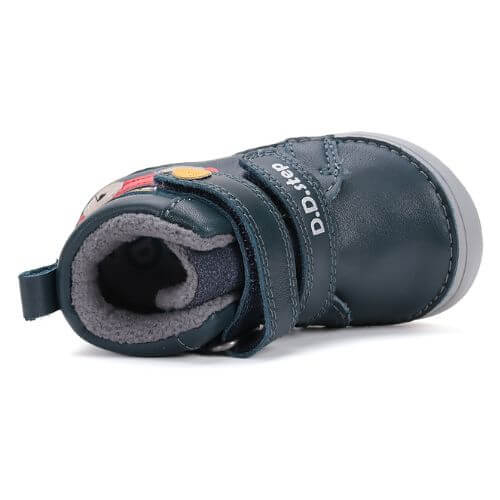 Pantofi copii baieti din piele DD Step, Verde – S071-52771