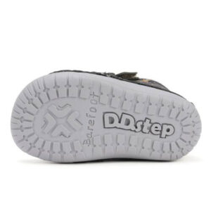 Pantofi copii baieti din piele DD Step Barefoot, Albastru – S070-52480