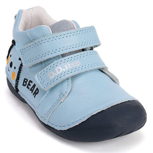 Pantofi copii baieti din piele DD Step, Albastru – S015-61472