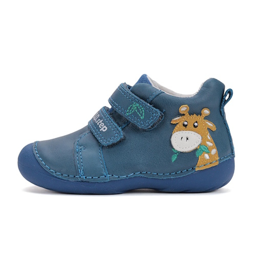 Pantofi copii baieti din piele DD Step, Albastru – S015-52874A Pantofi copii baieti din piele DD Step, Albastru – S015-52874A