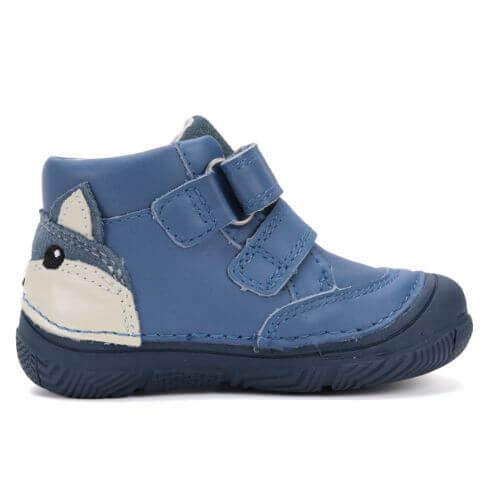 Pantofi copii baieti din piele DD Step, Albastru – S082-52202A