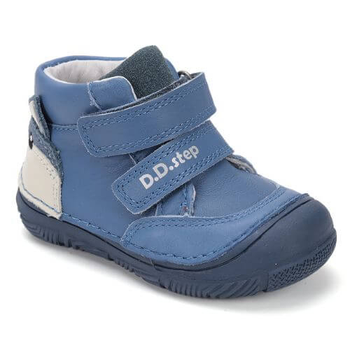 Pantofi copii baieti din piele DD Step, Albastru – S082-52202A