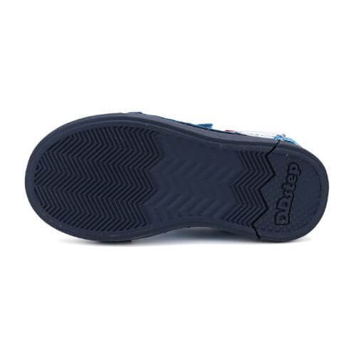 Pantofi copii baieti din piele cu LED DD Step, Albastru – S068-51124B