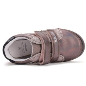 Pantofi copii fete din piele DD Step, Gri – S078-52722B
