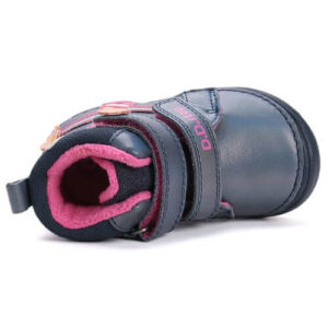 Pantofi copii fete din piele DD Step, Albastru – S071-52810A