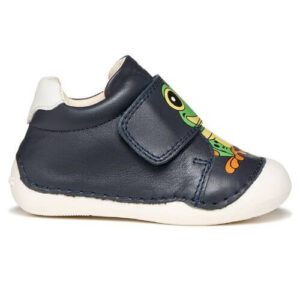 Pantofi copii baieti din piele Geox, Albastru – B3539C-00085-C4248