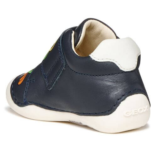 Pantofi copii baieti din piele Geox, Albastru – B3539C-00085-C4248