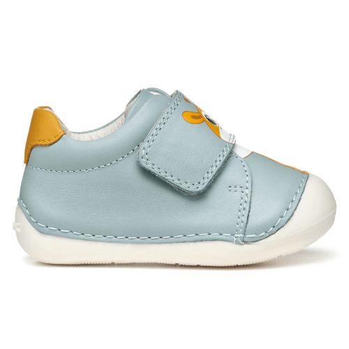 Pantofi copii baieti din piele Geox, Albastru – B3539C_00085_C3375