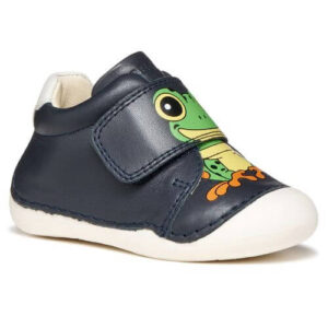 Pantofi copii baieti din piele Geox, Albastru – B3539C-00085-C4248