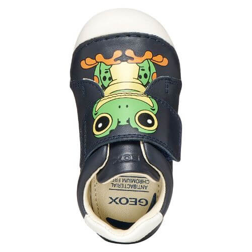 Pantofi copii baieti din piele Geox, Albastru – B3539C-00085-C4248