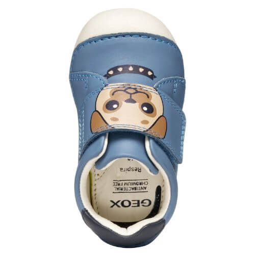 Pantofi copii baieti din piele Geox, Albastru – B3539C_00085_C4218