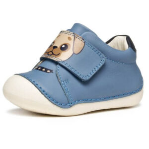 Pantofi copii baieti din piele Geox, Albastru – B3539C_00085_C4218
