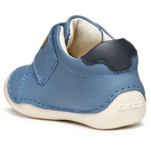 Pantofi copii baieti din piele Geox, Albastru – B3539C_00085_C4218