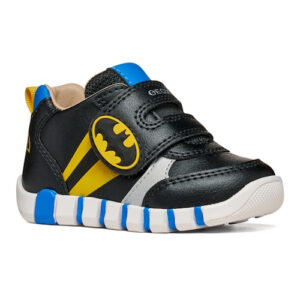 Pantofi copii baieti din piele Geox iupidoo Batman – B6655B_000BC_C0054