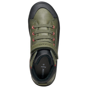 Pantofi copii baieti din piele Geox, Verde – J465CC_0MEFU_C0450