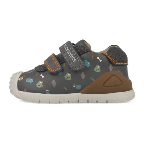 Pantofi copii baieți din piele, Gri, Biomecanics – 261129-B213