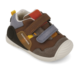 Pantofi copii baieti din piele imblaniti Biomecanics, Maro – 261123-C903FB
