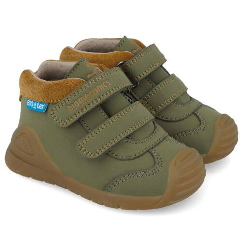 Pantofi copii baieti din piele impermeabili Biomecanics, model inalt, Verde – 251134-B801 Pantofi copii baieti din piele impermeabili Biomecanics, model inalt, Verde – 251134-B801