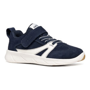 Pantofi copii baieti din piele Suede Geox, Albastru – J66PDA_022BC_C4P1Z