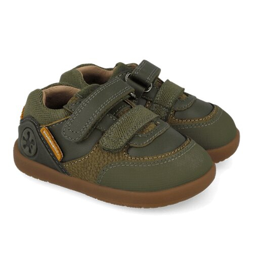 Pantofi copii baieți din piele, Kaki, Biomecanics – 261151-B788 Pantofi copii baieți din piele, Kaki, Biomecanics – 261151-B788