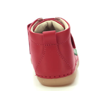 Pantofi copii fete din piele Kickers, Rosu – 584348-10