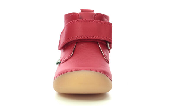 Pantofi copii fete din piele Kickers, Rosu – 584348-10