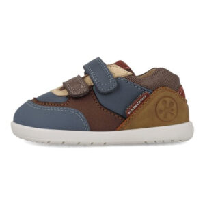 Pantofi copii baieți din piele, Multicolor, Biomecanics – 261151-C556