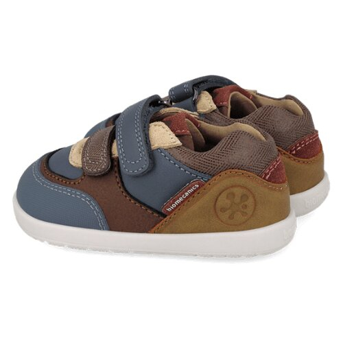Pantofi copii baieți din piele, Multicolor, Biomecanics – 261151-C556