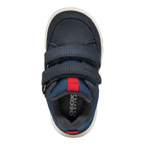 Pantofi copii baieti din piele naturala Geox Impermeabili, Albastru – B365EA_032FU_C0735