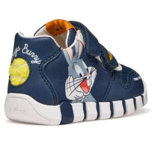Pantofi copii baieti Geox personaj Bugs Bunny, Albastru – B6555B-011BC-C4343