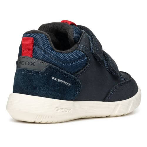 Pantofi copii baieti din piele naturala Geox Impermeabili, Albastru – B365EA_032FU_C0735