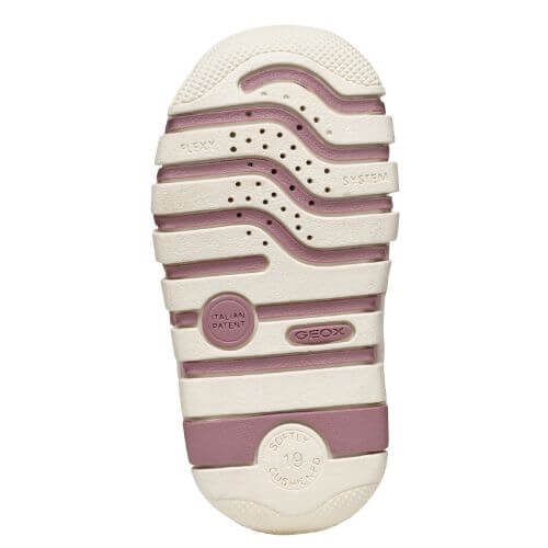 Pantofi copii fete din piele naturala Geox, Roz – B3558C_05422_C8047