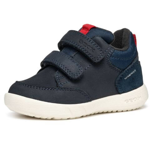 Pantofi copii baieti din piele naturala Geox Impermeabili, Albastru – B365EA_032FU_C0735