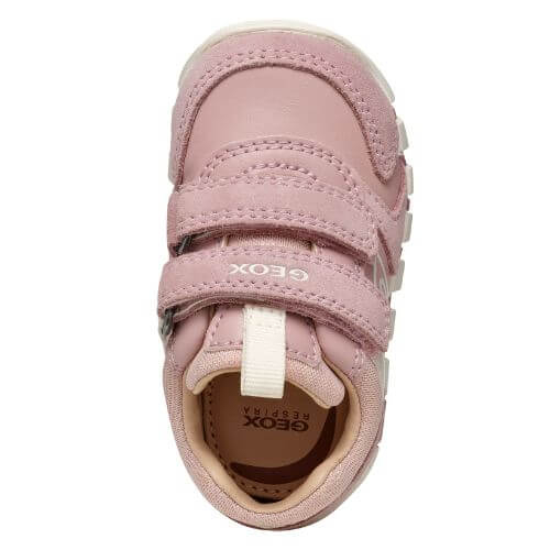 Pantofi copii fete din piele naturala Geox, Roz – B3558C_05422_C8047