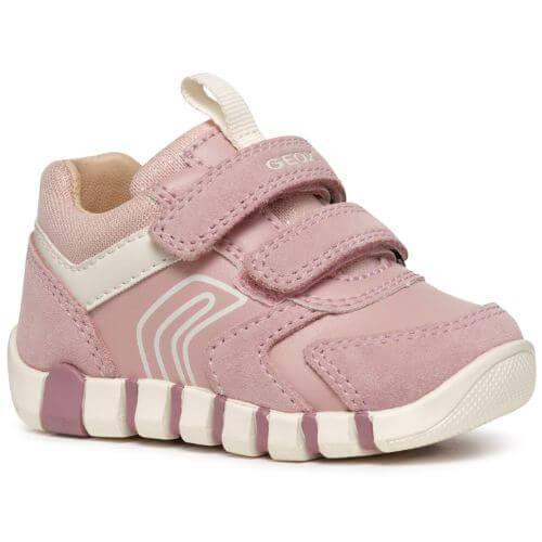 Pantofi copii fete din piele naturala Geox, Roz – B3558C_05422_C8047