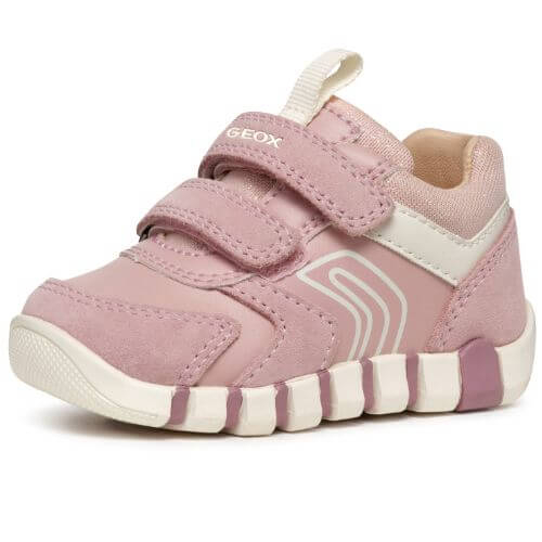 Pantofi copii fete din piele naturala Geox, Roz – B3558C_05422_C8047
